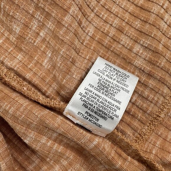 B Collection By Bobeau Women's Orange Ellen Waterfall Ribbed Cardigan Sweater‎ M - Picture 8 of 15